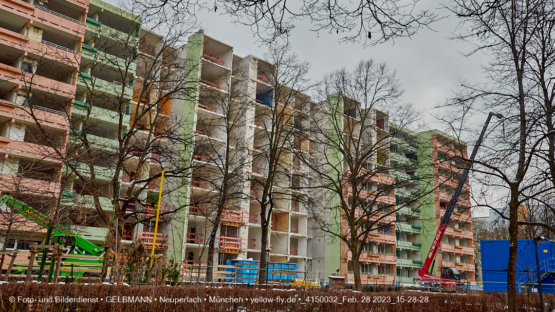 28.02.2023 - Sanierung in der Kurt-Eisner Straße Neuperlach